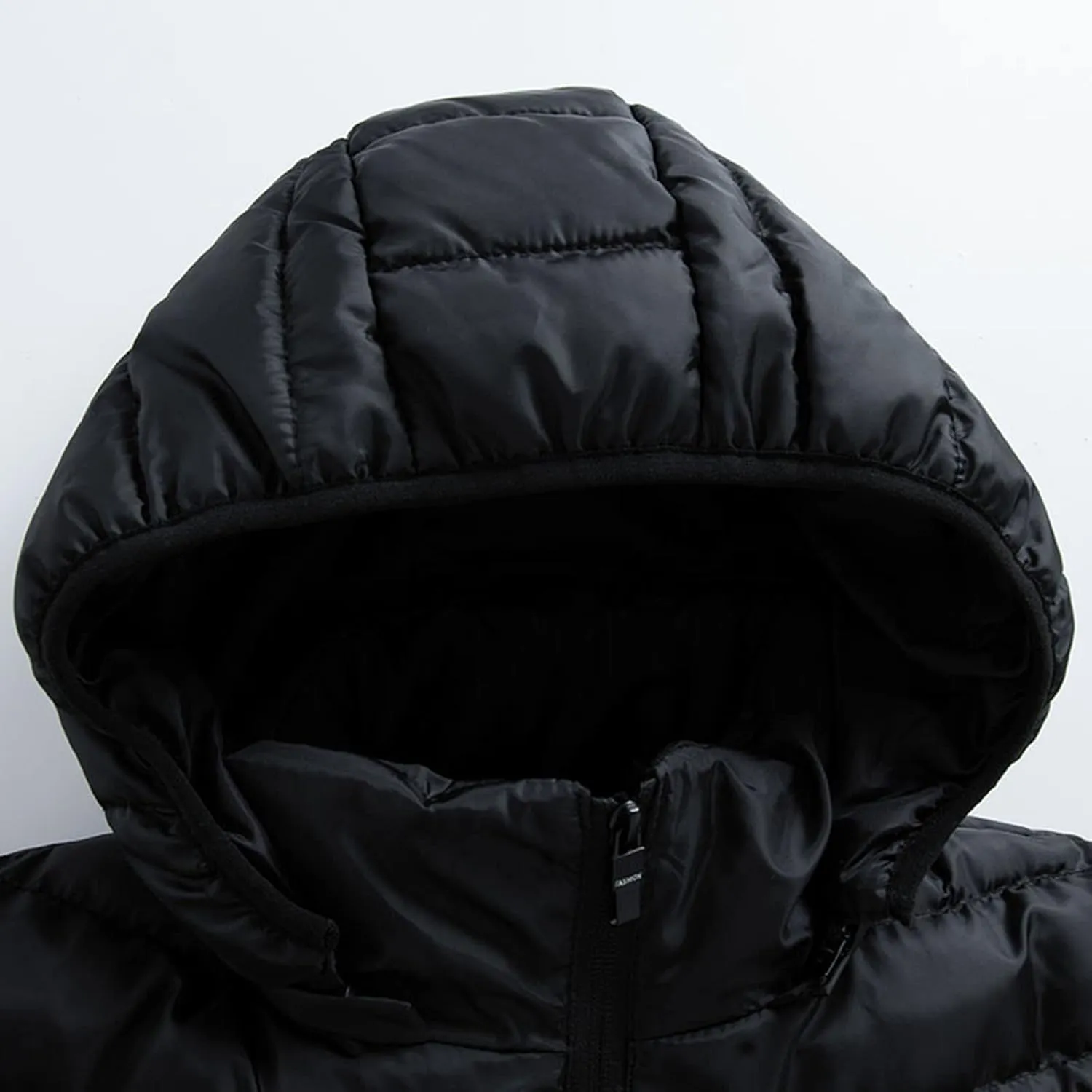 2024 Winter Coats for Women 13 Zones Hooded Heating Puffer Jacket Lightweight Insulated Long Sleeve Quilted Outwear