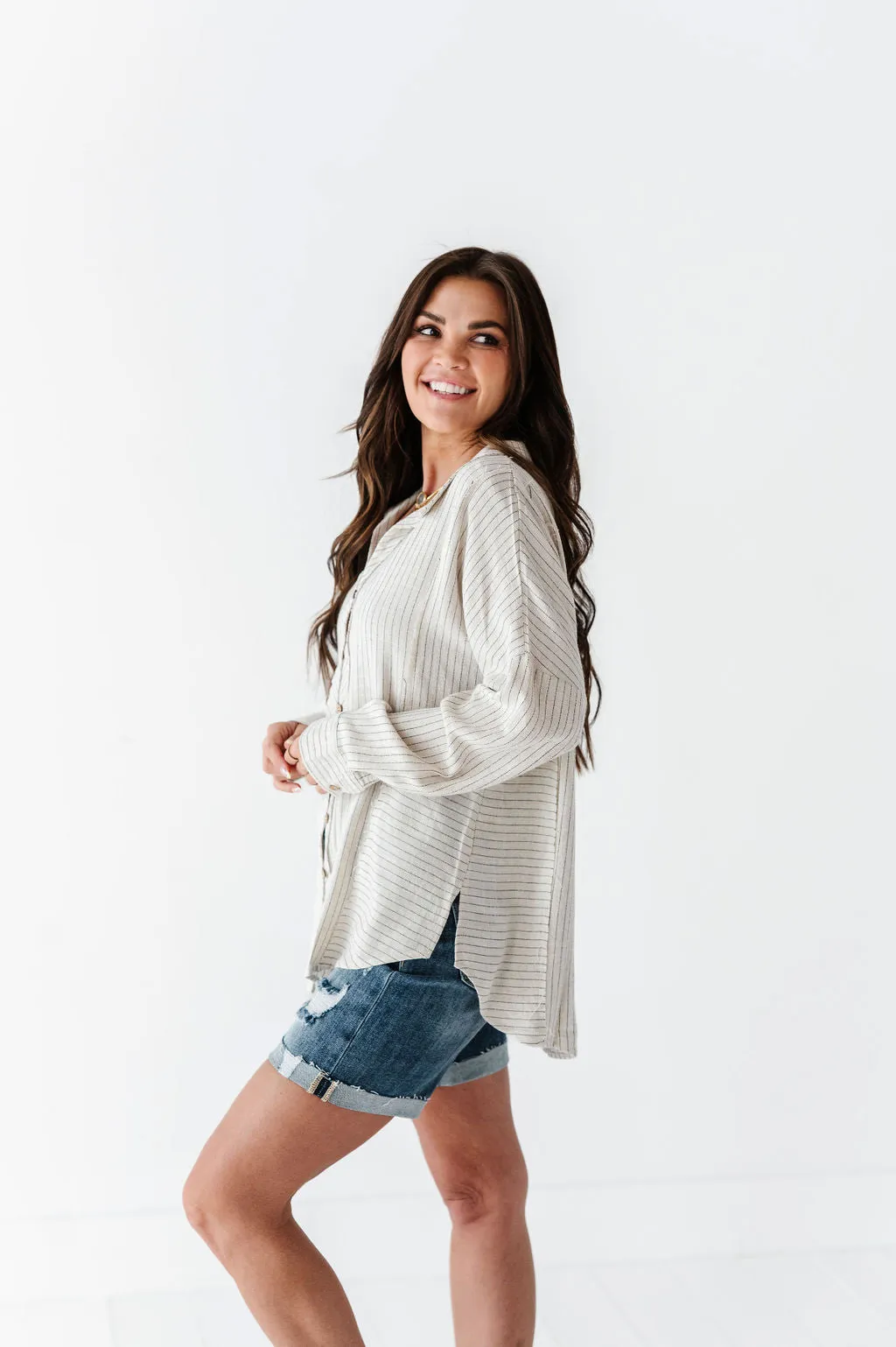 Brett Linen Button Up