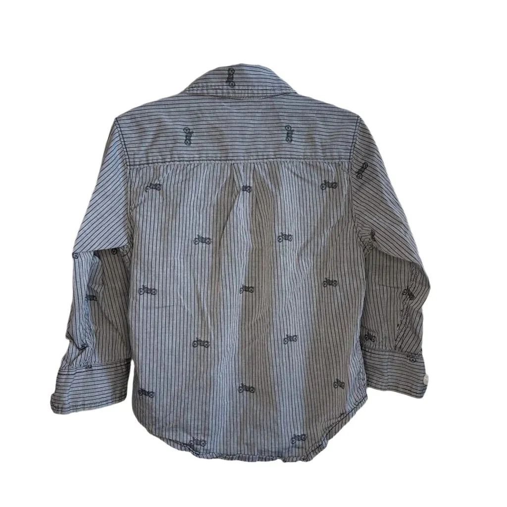 Collared Button-Up Shirt