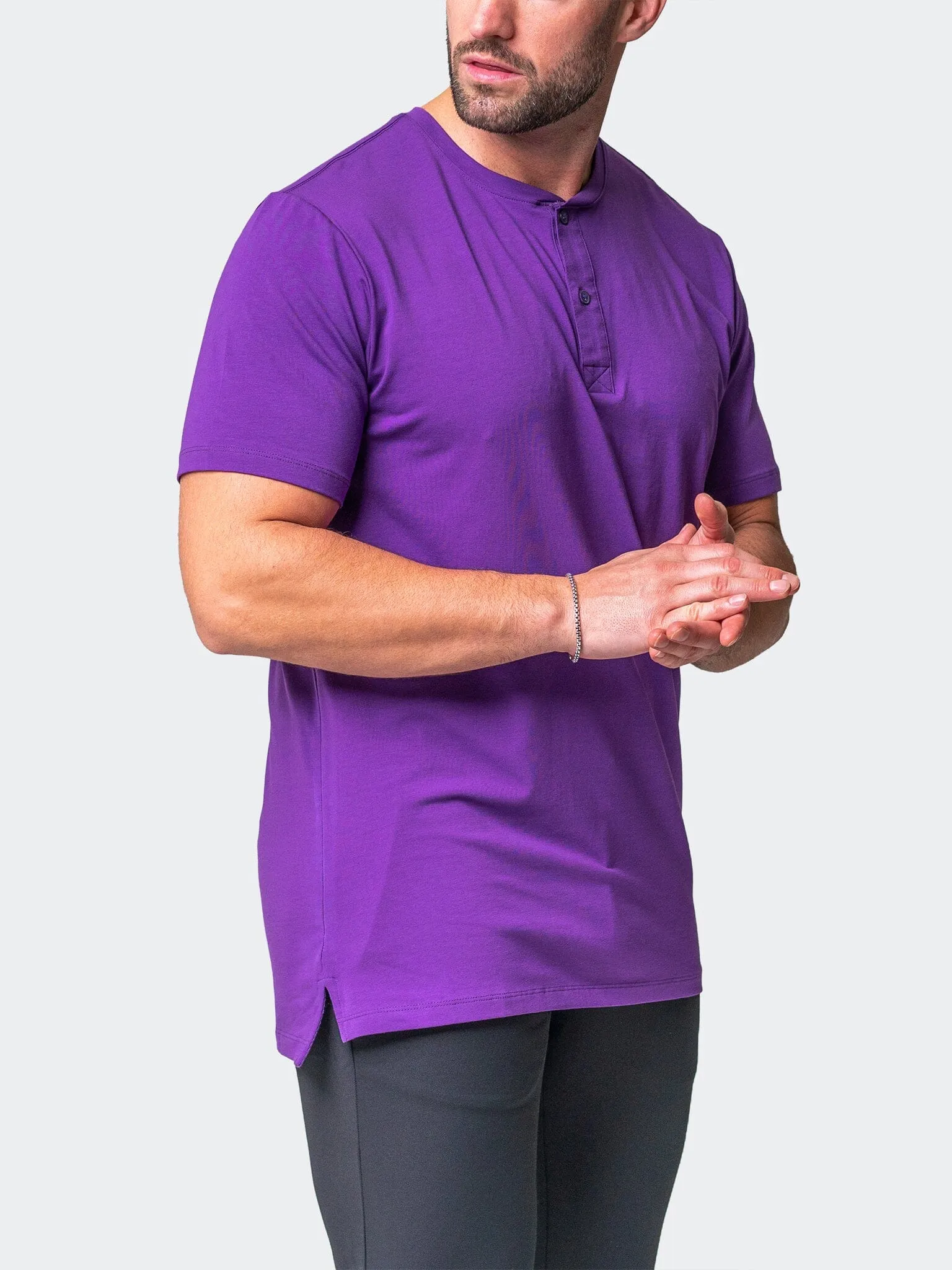 Henley Core Purple
