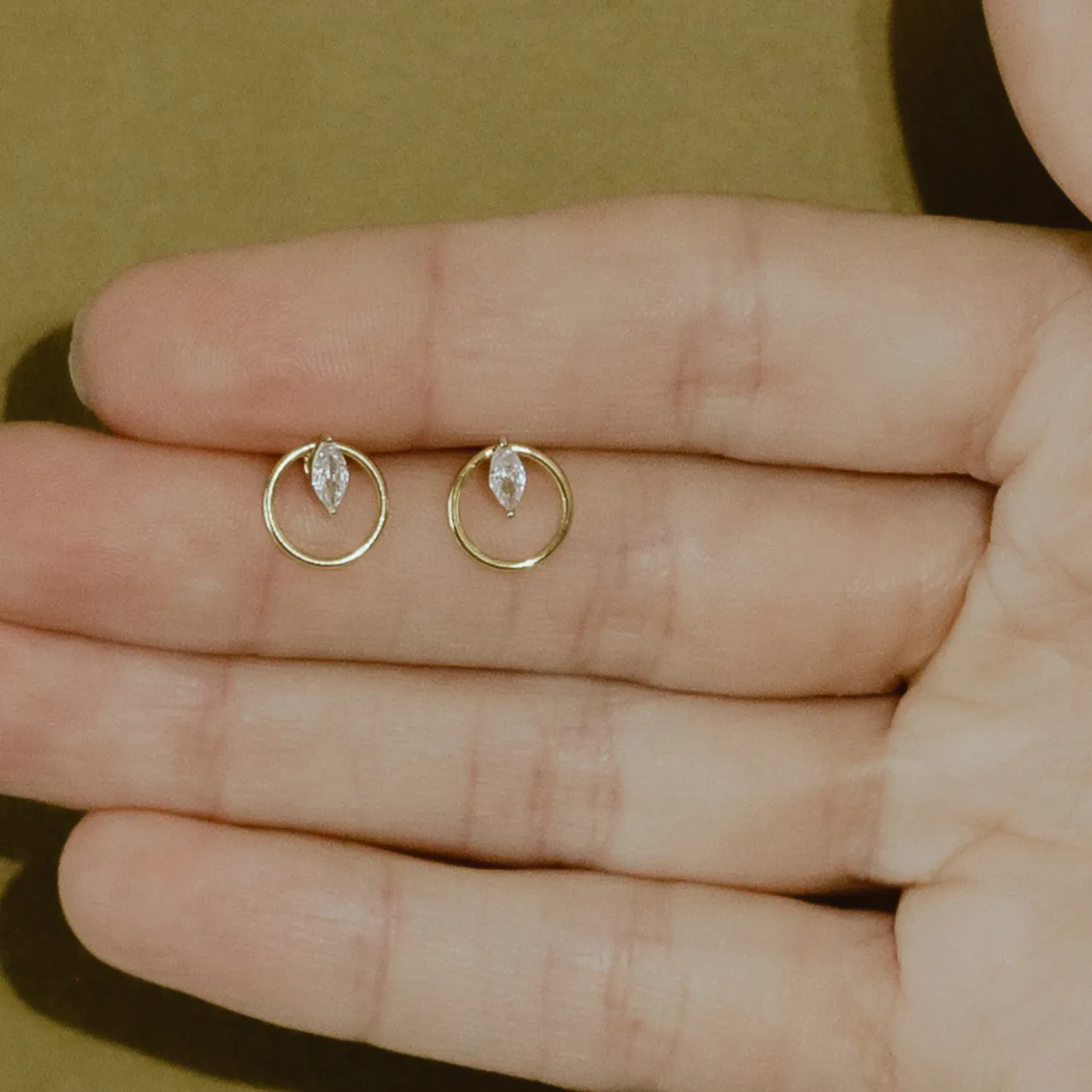 Natalia Studs   Micro Hoop Jackets