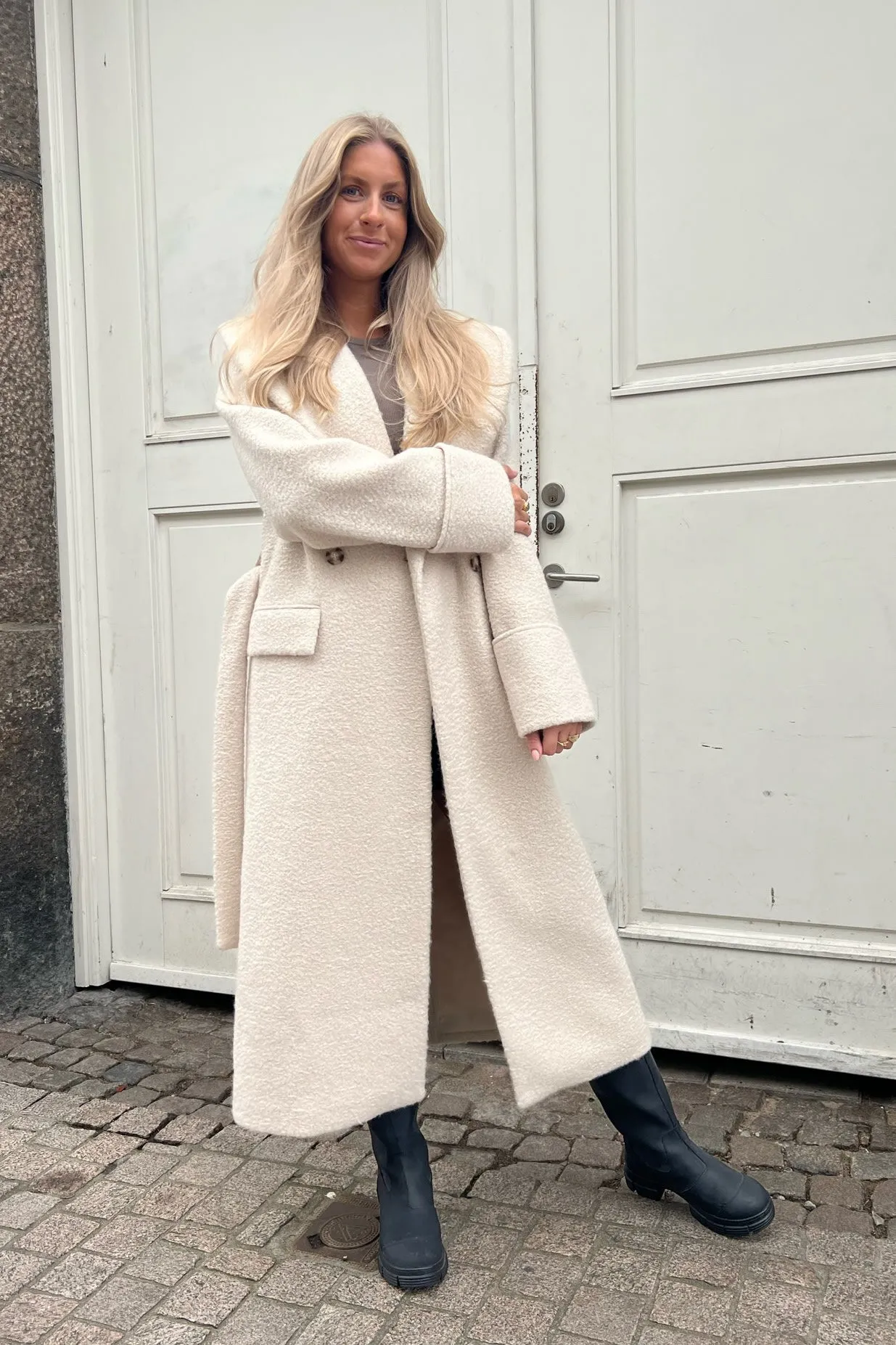 ONLCamille Frakke - Hvid