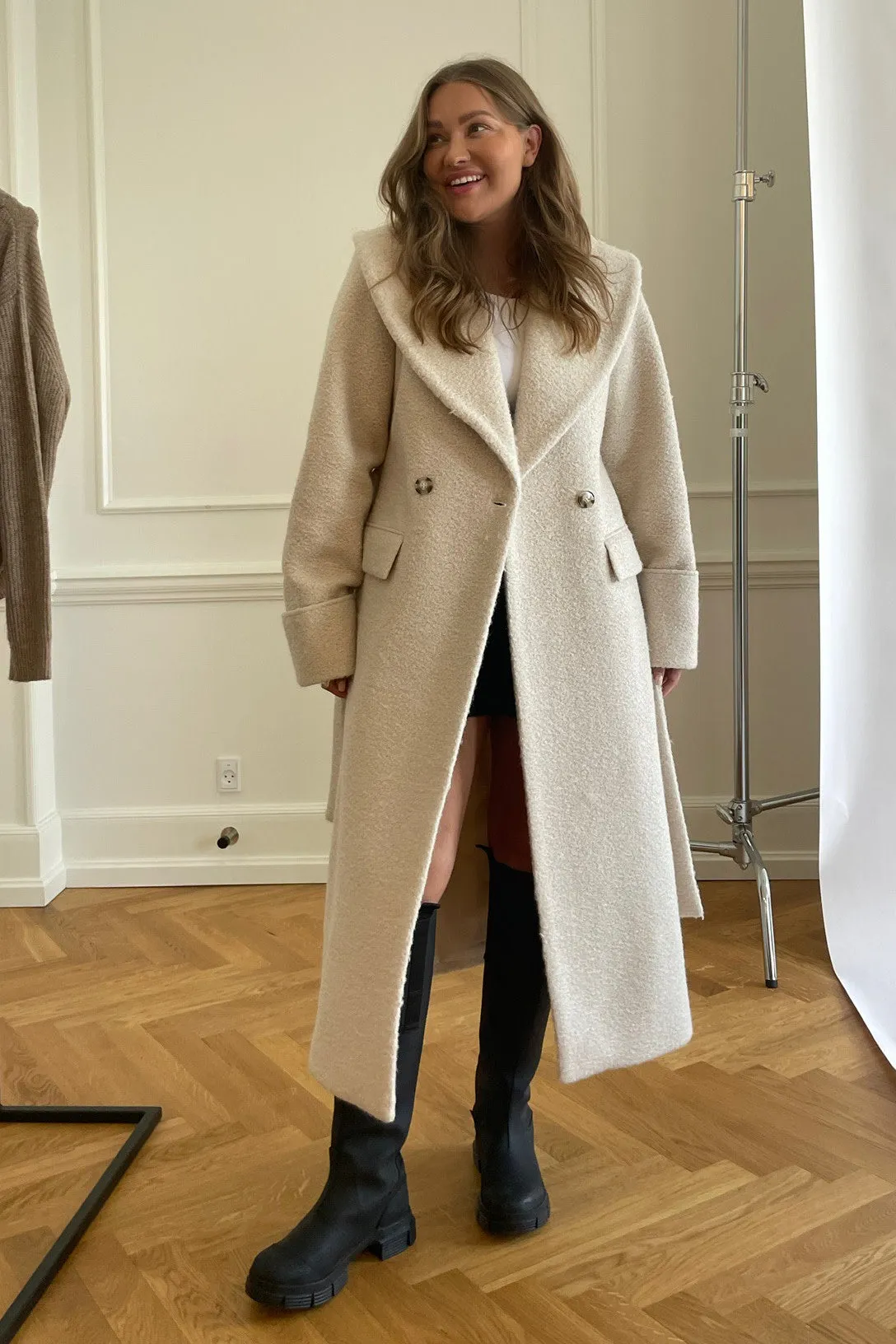 ONLCamille Frakke - Hvid
