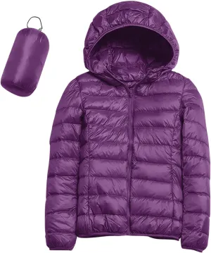 Thickened Down Alternative Jacket Windproof Winter Coat with Recycled Insulation Winter Slim Short Hooded Warm White