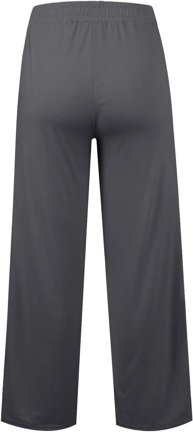 Wide Leg Sweatpants Women Baggy Oversized Straight Leg Sweatpants Lightweight Summer Casual Lounge Pants with Pockets