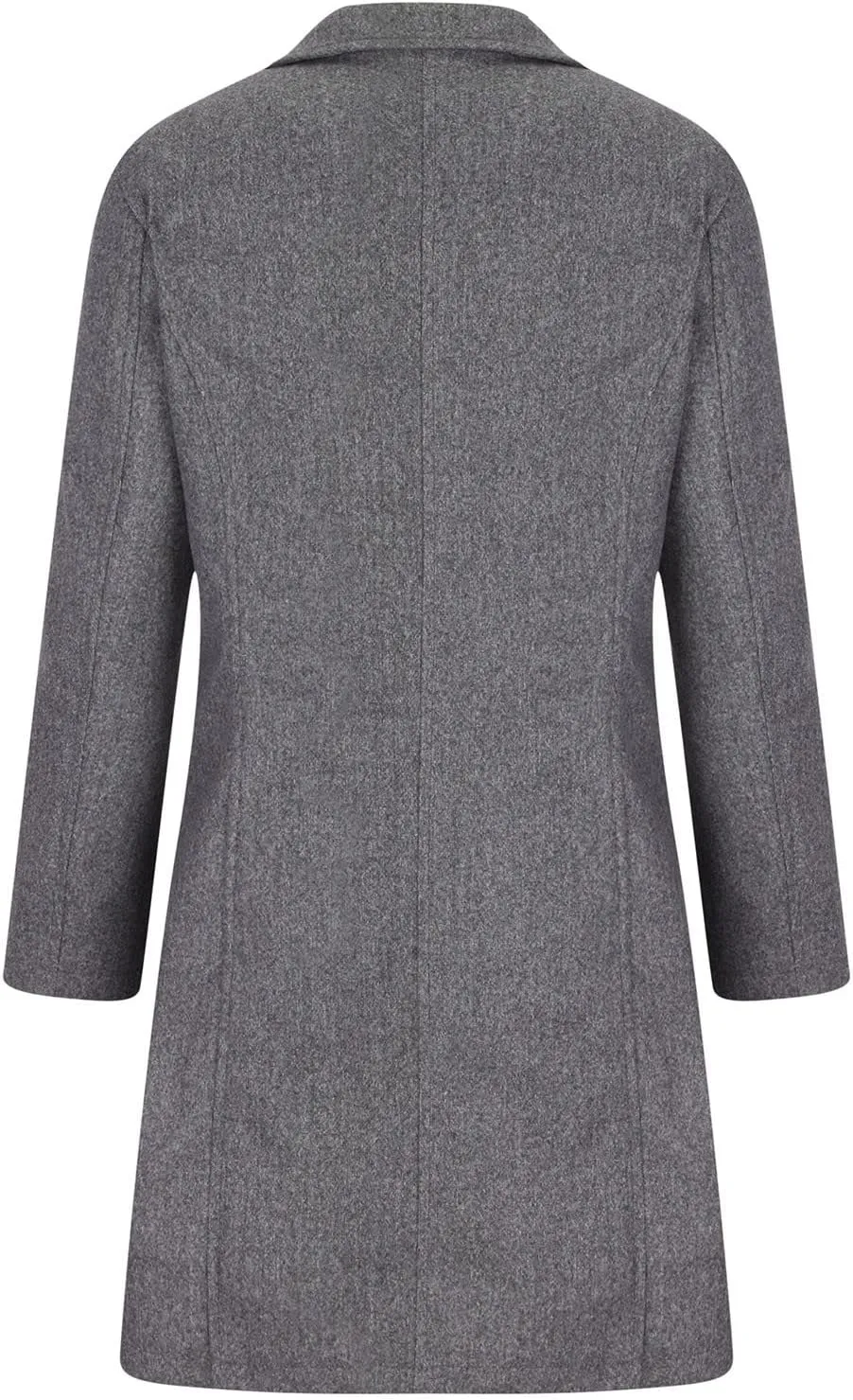 Womens Long Coats Winter Stand Collar Wool Pea Coat Trench Coat Wool Blend Peacoat Thicken Blazer Jackets Fashion
