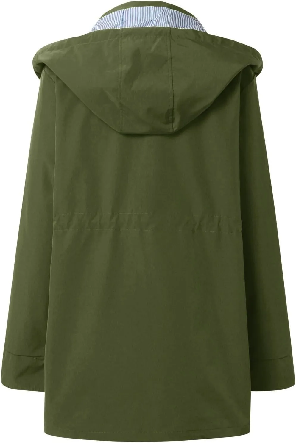 Women'S Windbreaker Gothic Punk Collar Pea Coat Winter Coat Women'S Long Fleece Pea Jacket Slim Hooded Dress Coat
